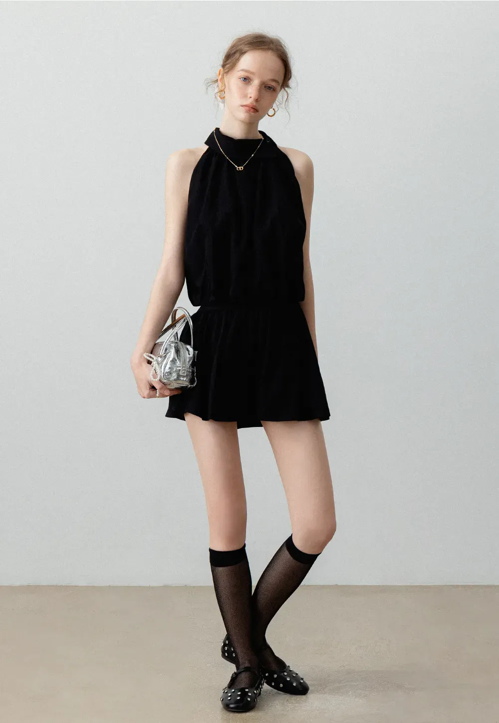 Women's Halter Top and Skirt Set