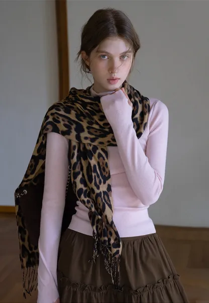 Women’s Slim Fit Knit Turtleneck Top