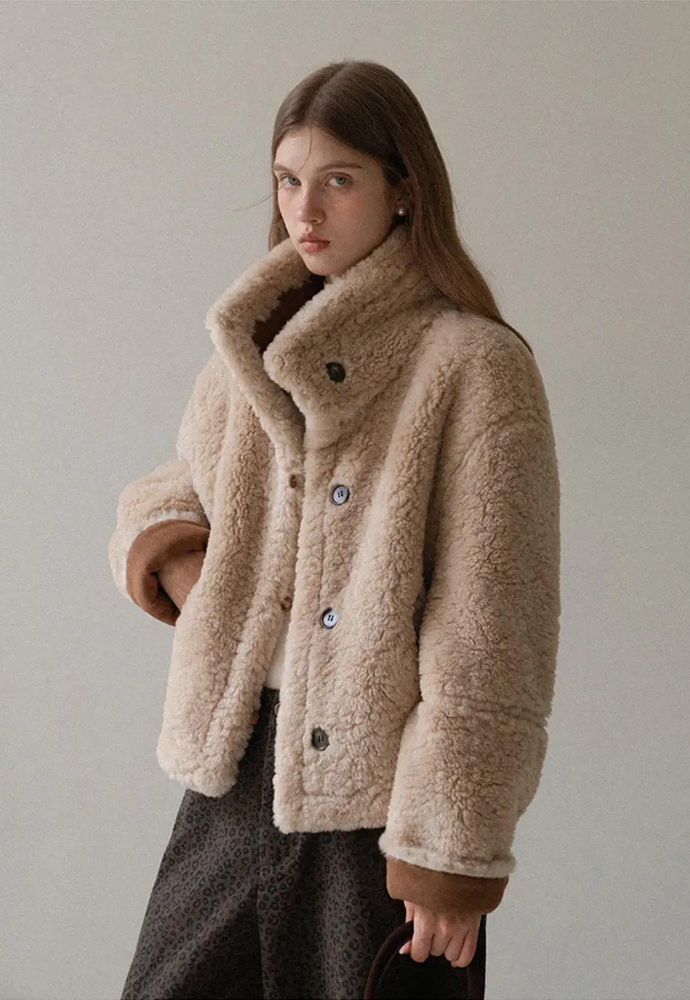 Leopard Print Wide Leg Pants