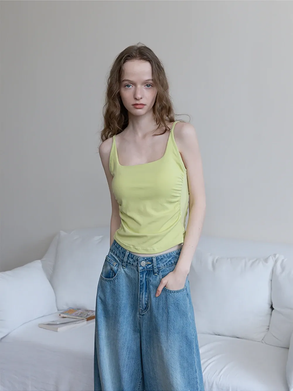 Women’s Padded Tank Top with Built-in Bra