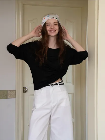Sheer Lightweight Long Sleeve Tee