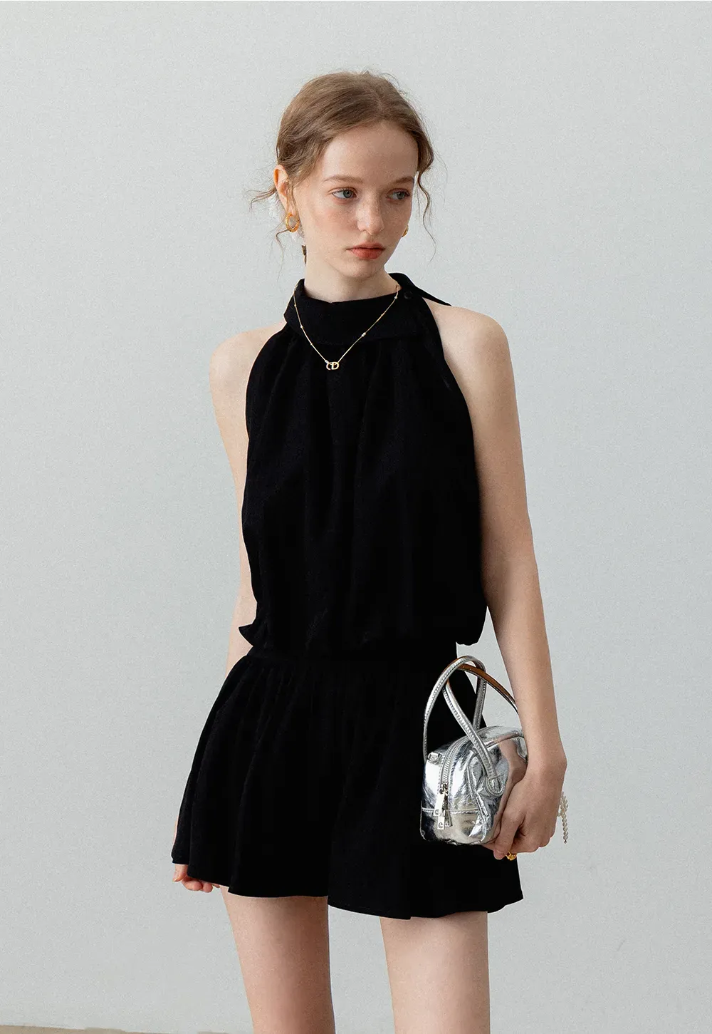 Women's Halter Top and Skirt Set