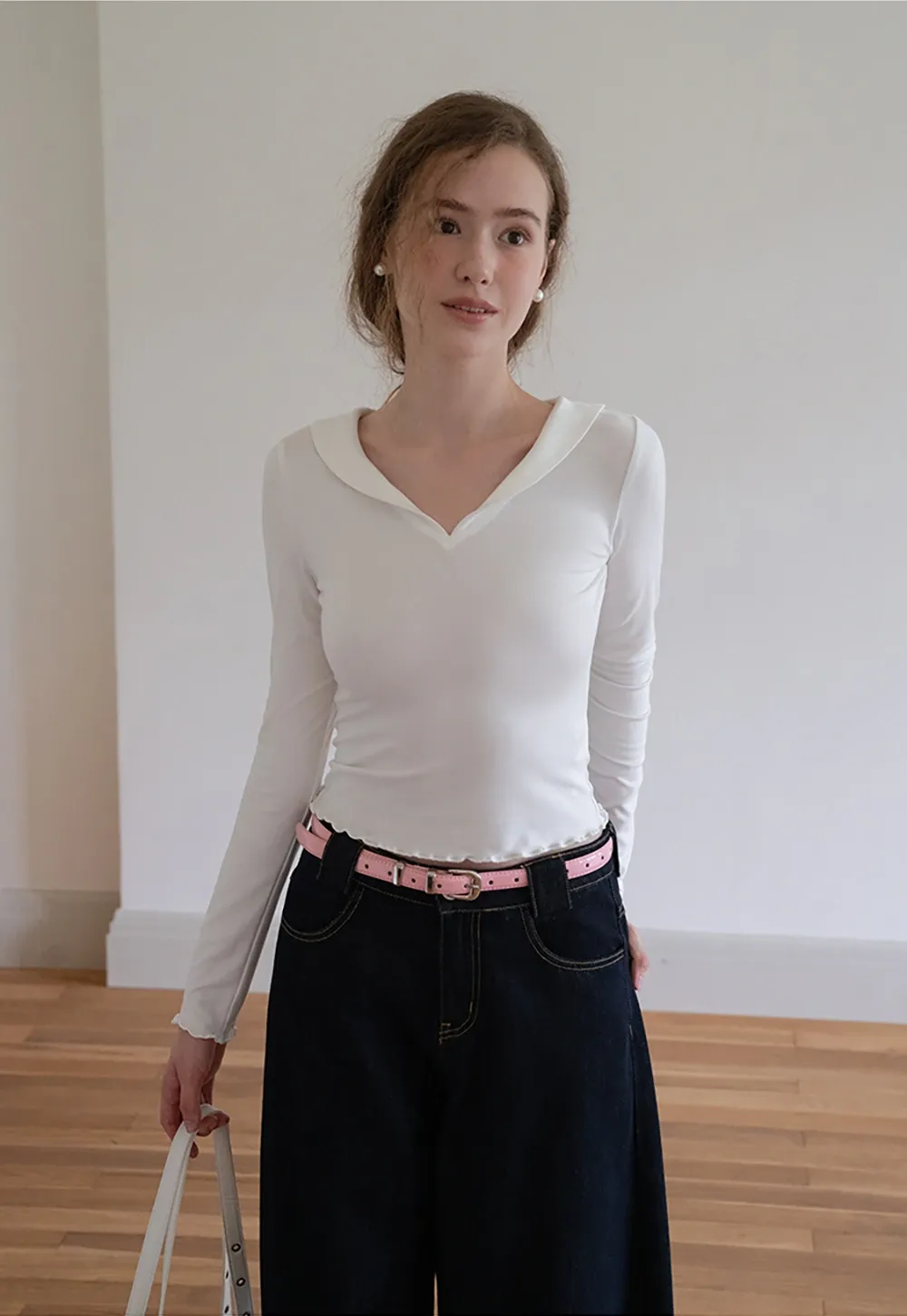 High Waist Wide Leg Jeans for Women Loose Fit Denim Pants