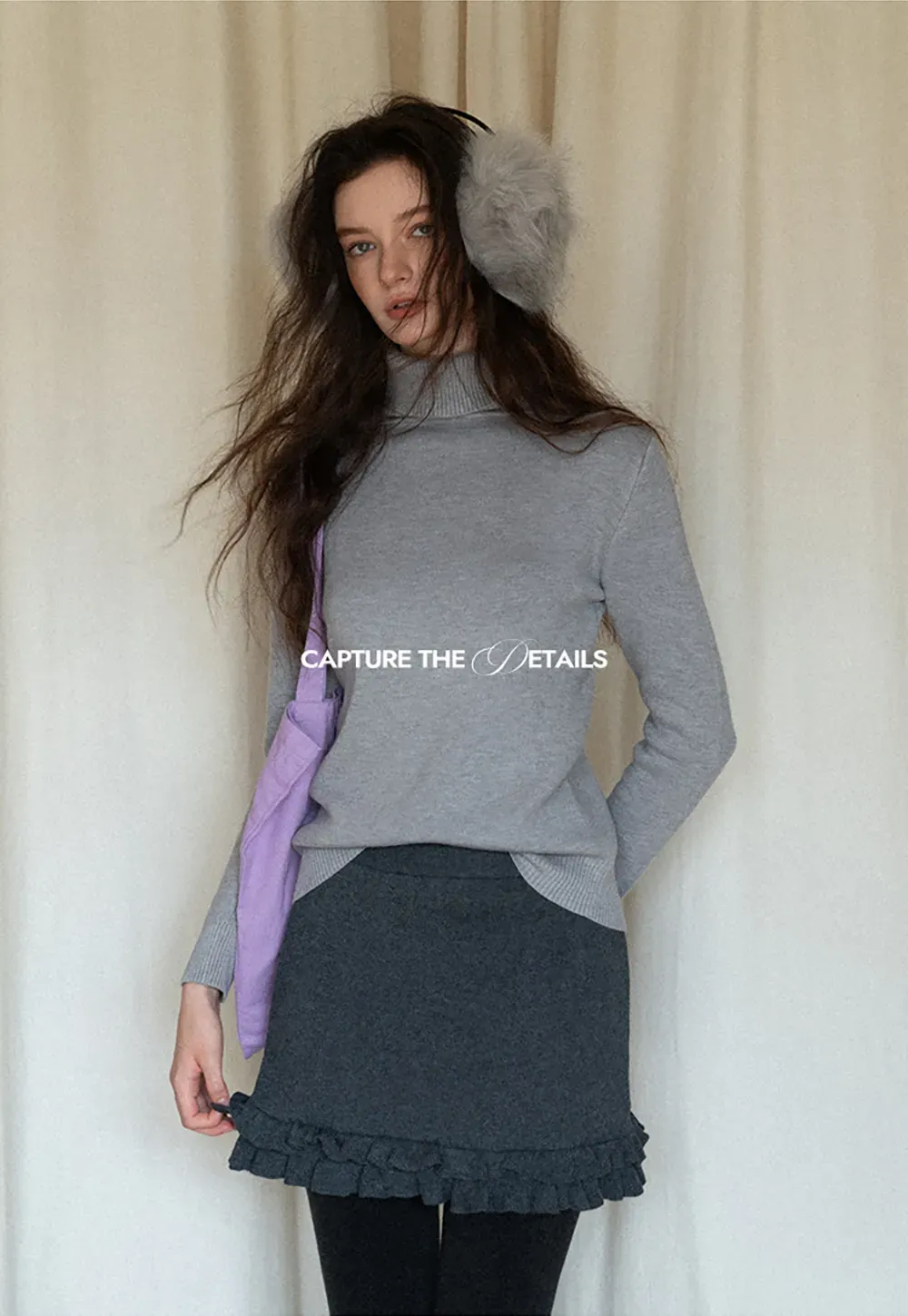 Soft Ribbed Turtleneck Sweater