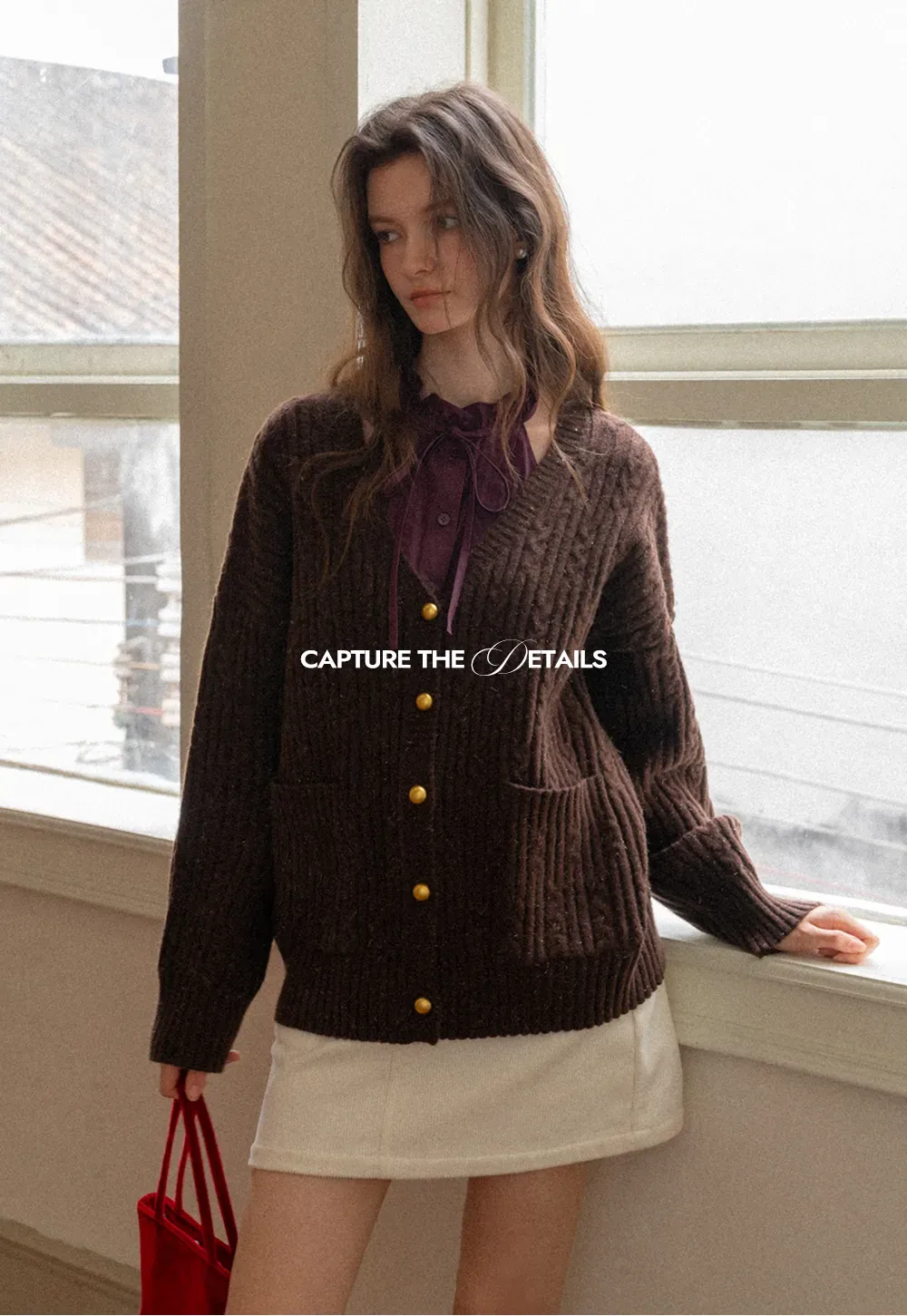 Women White Ruffle Collar Button-Down Crop Top