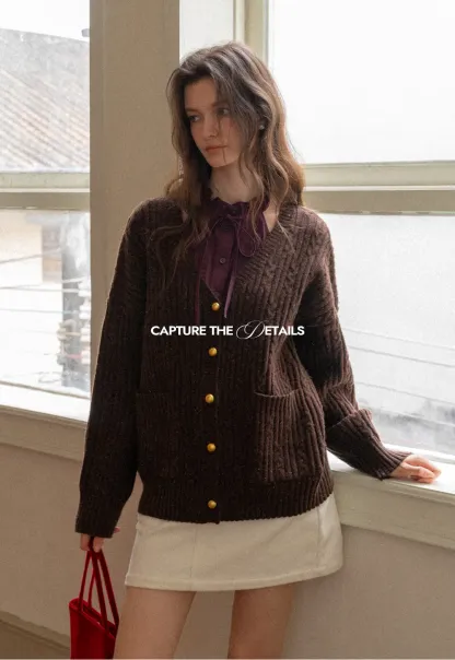 Women White Ruffle Collar Button-Down Crop Top