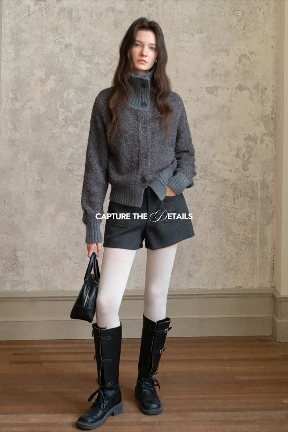 Cozy Wool Shorts with Big Pockets