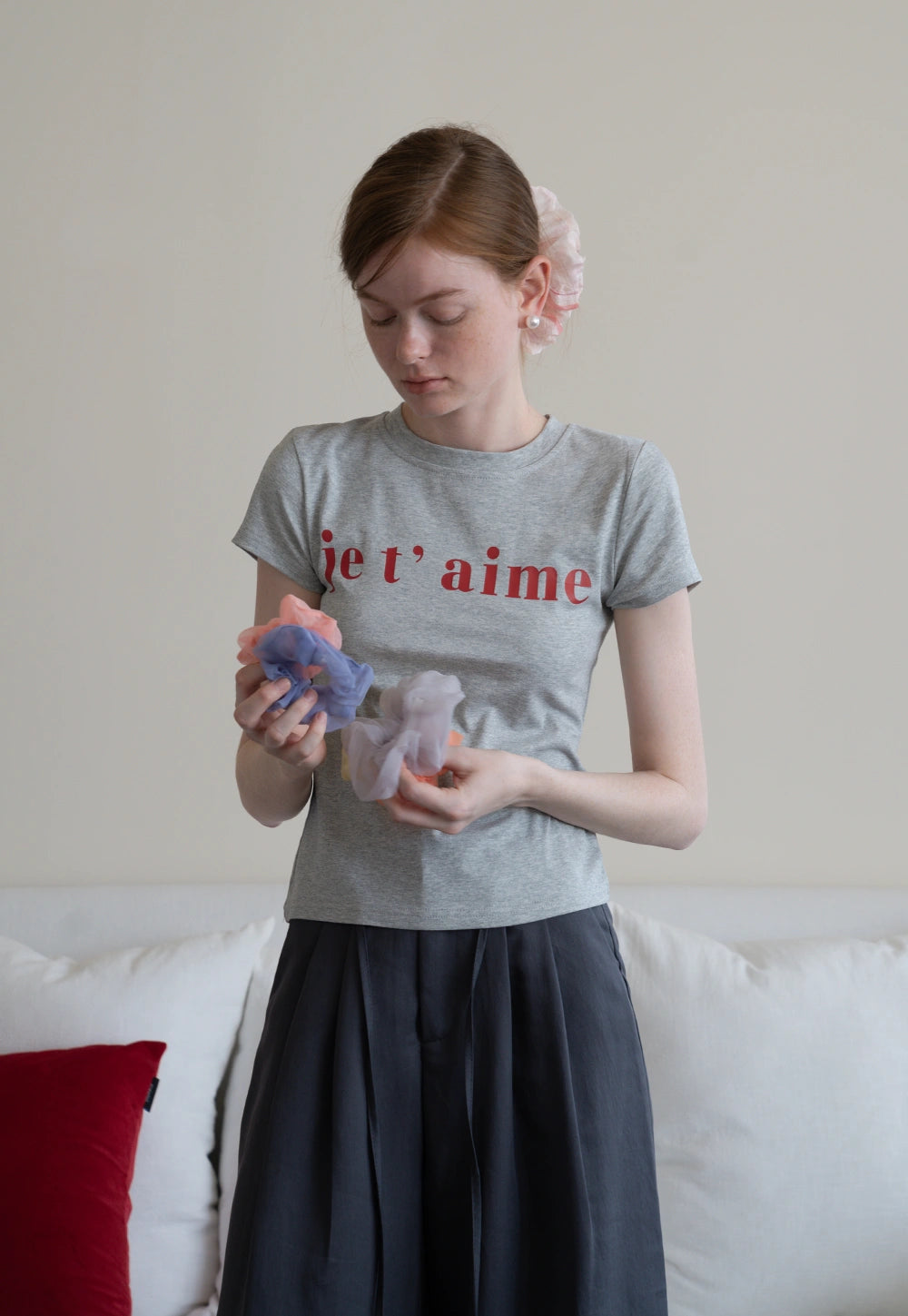 Transparent Chiffon Hair Tie