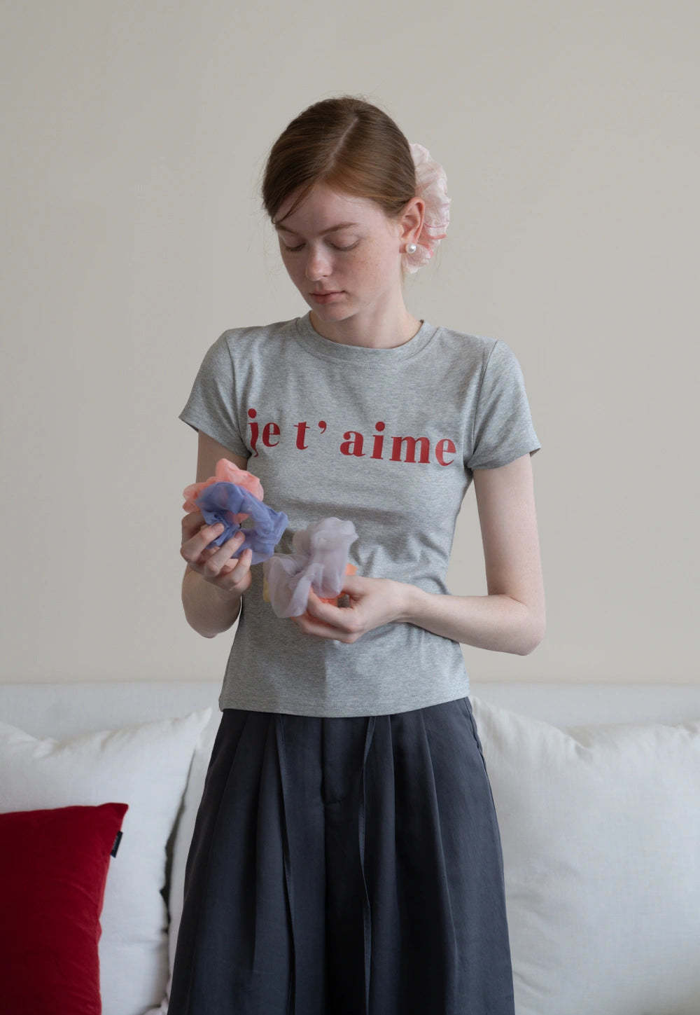 Transparent Chiffon Hair Tie