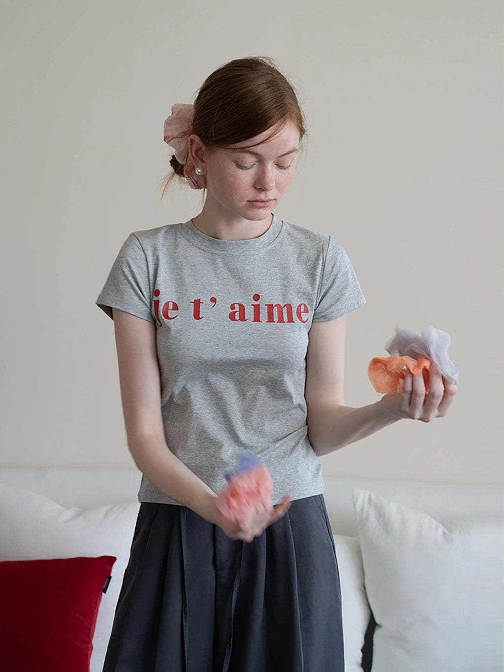 Transparent Chiffon Hair Tie