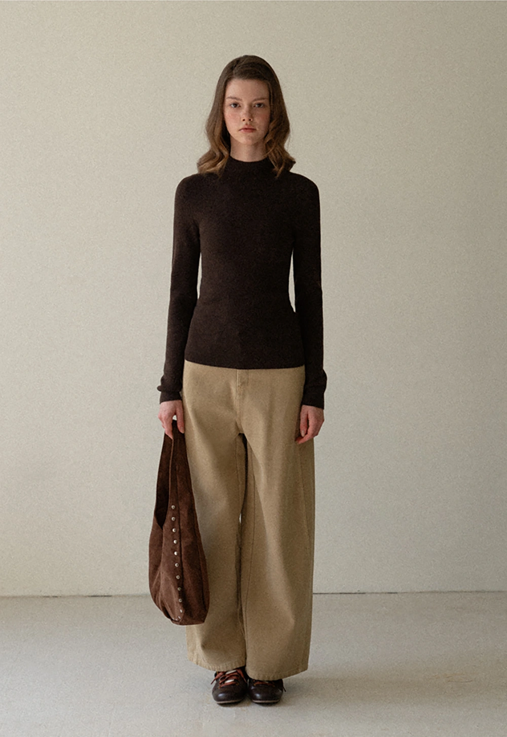 Women Basic Long Sleeve Turtleneck Sweater