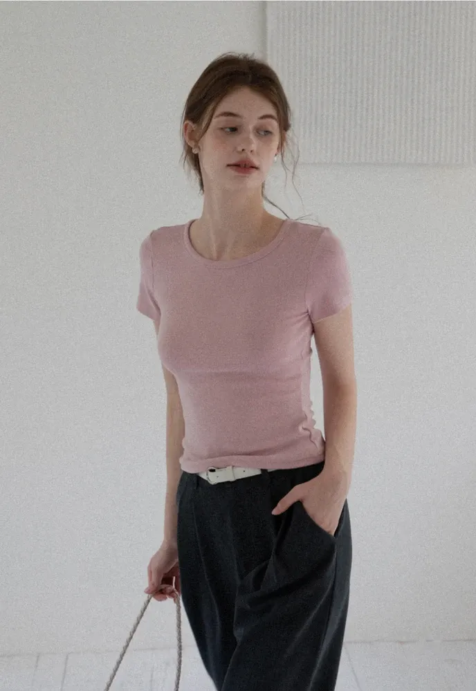 Women’s Backless Tie Short Sleeve Top