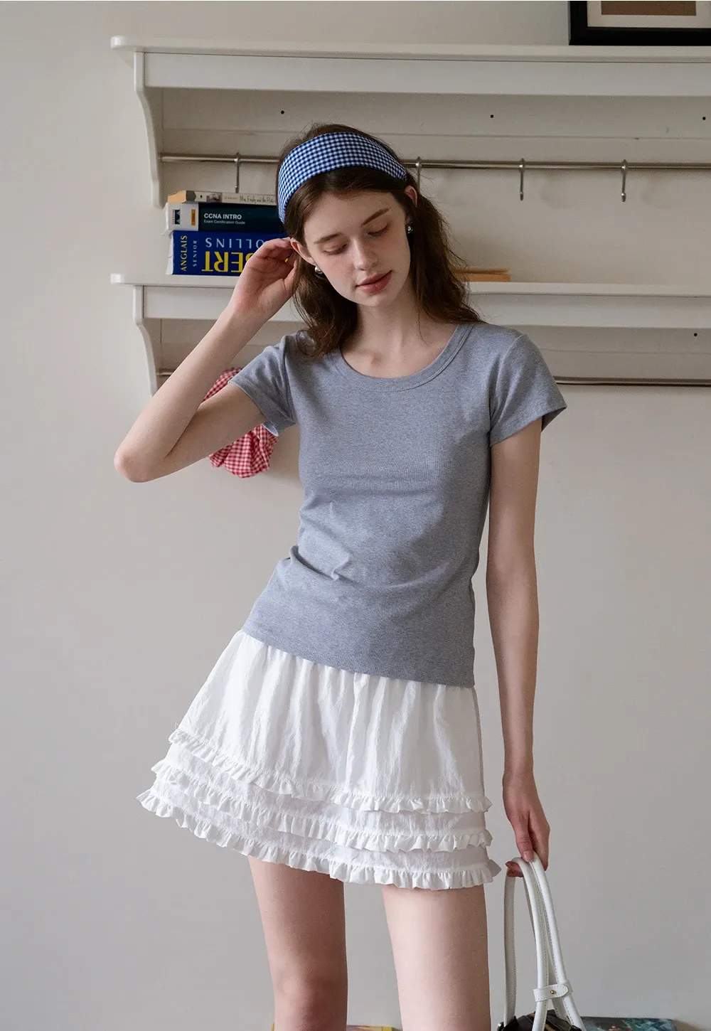 Women’s Basic Round Neck Short Sleeve T-Shirt