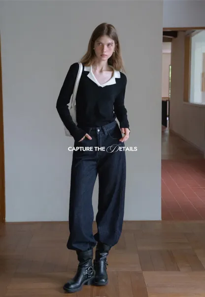 High Waist Wide Leg Jeans