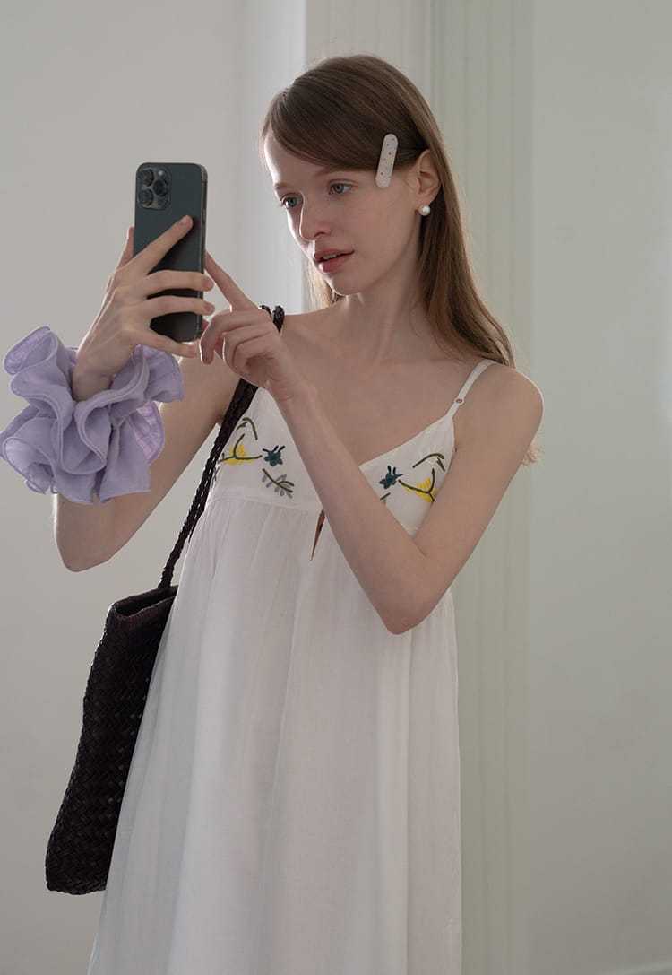 Ruffled Textured Layered Lettuce Edge Scrunchie