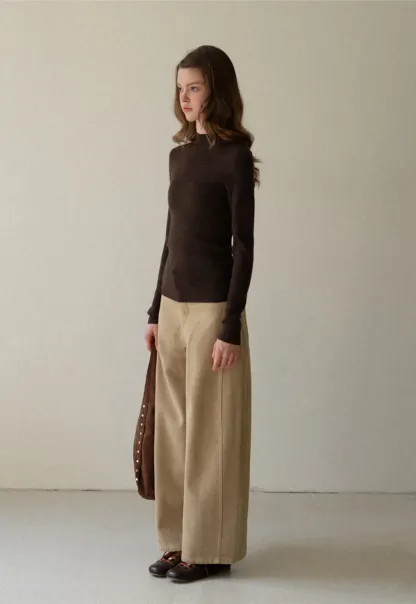 Women Basic Long Sleeve Turtleneck Sweater