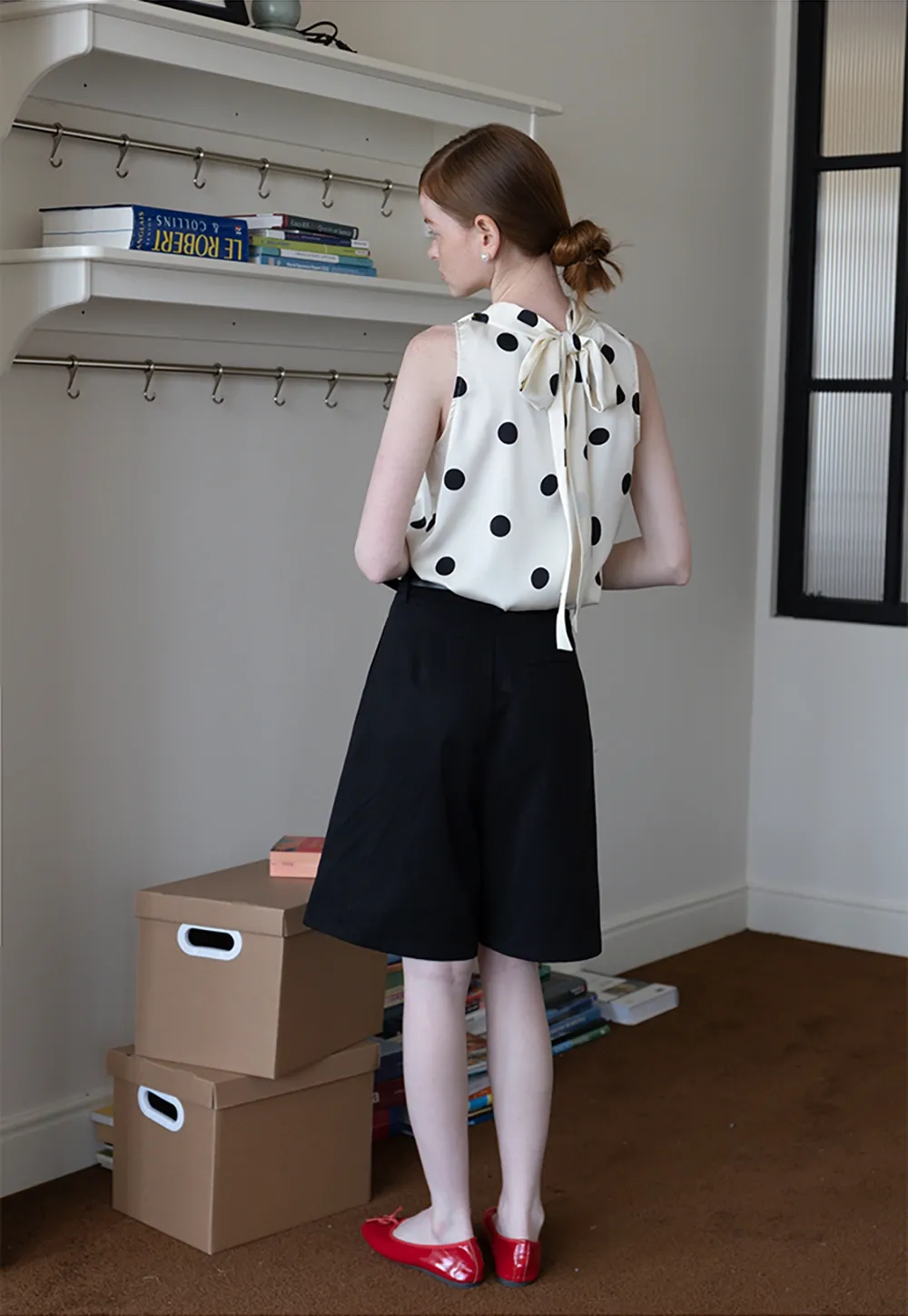 Belted Wide-Leg Shorts