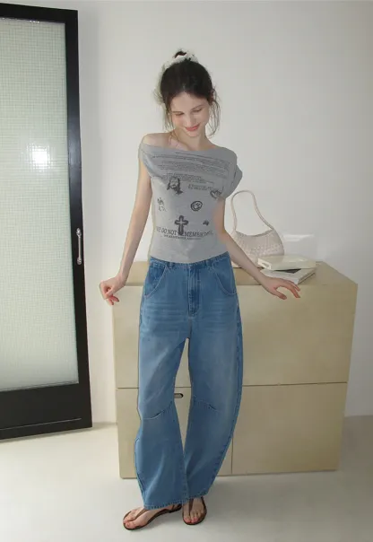Women’s Belted Wide-Leg Pants