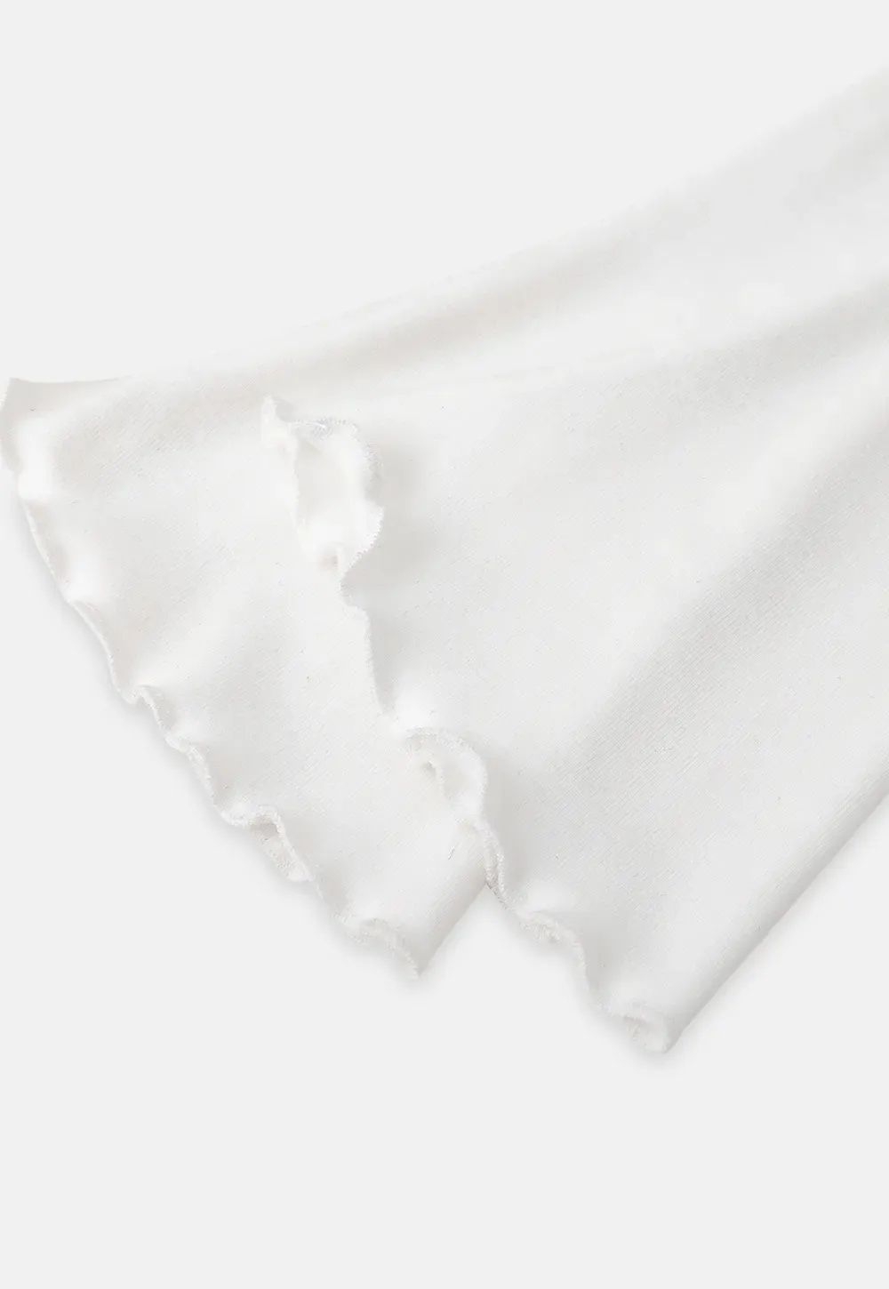 fluffy collar long sleeve top with flared cuffs