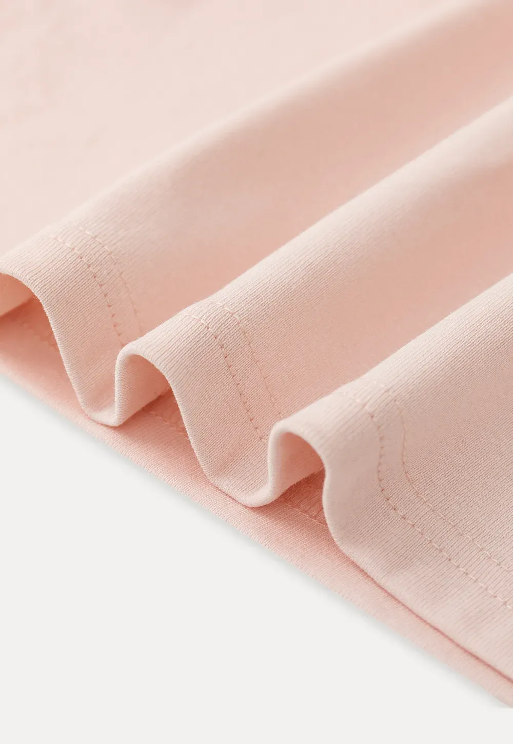 Short Sleeve Crew Neck T Shirt with Sheer Scarf Detail