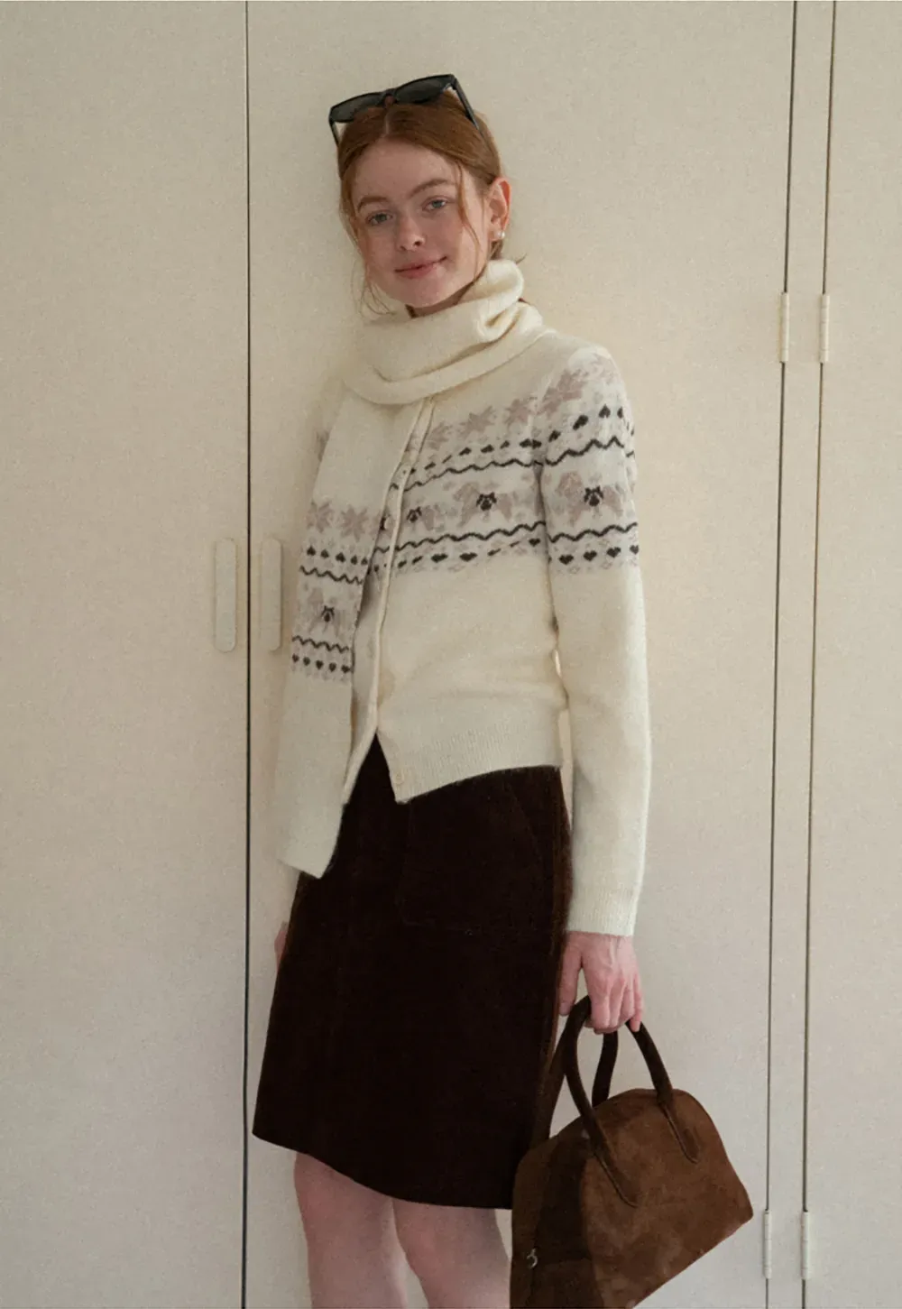 Corduroy Mini Skirt A-Line Design Women's Fashionable Bottoms