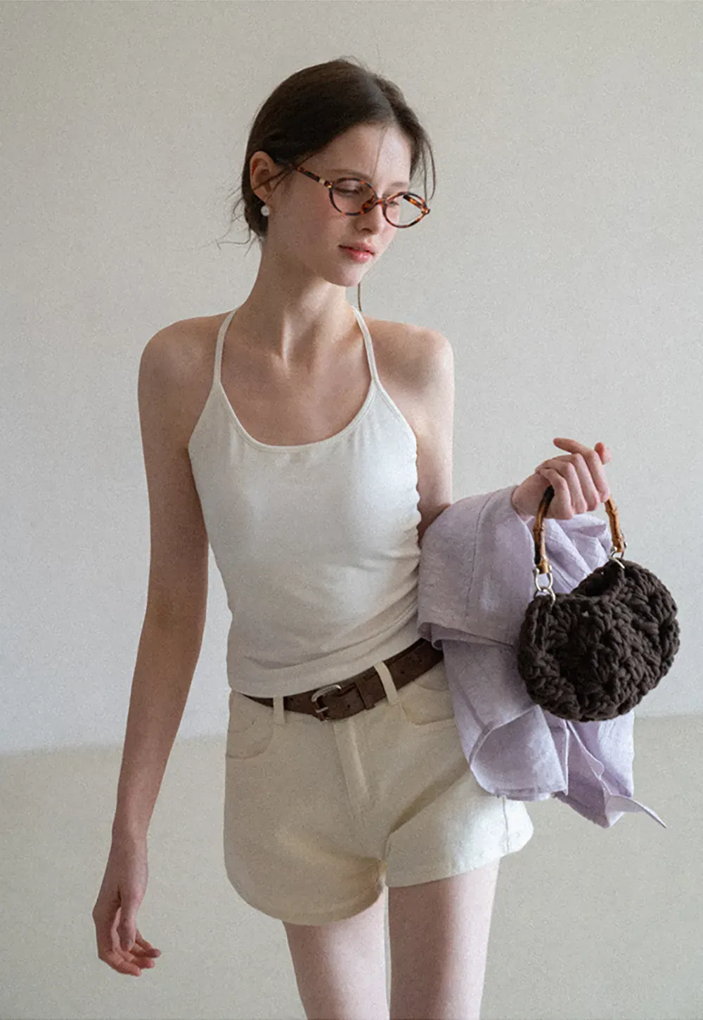 Slim Fit Tank Top with Thin Straps