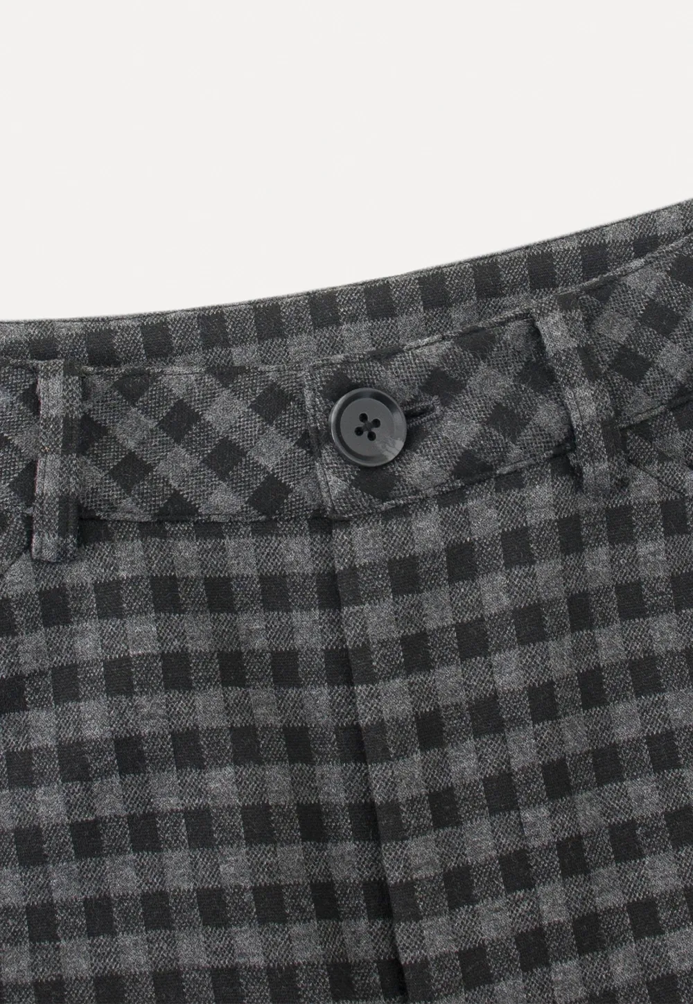 Plaid High-Waisted Wide Leg Pants for Women