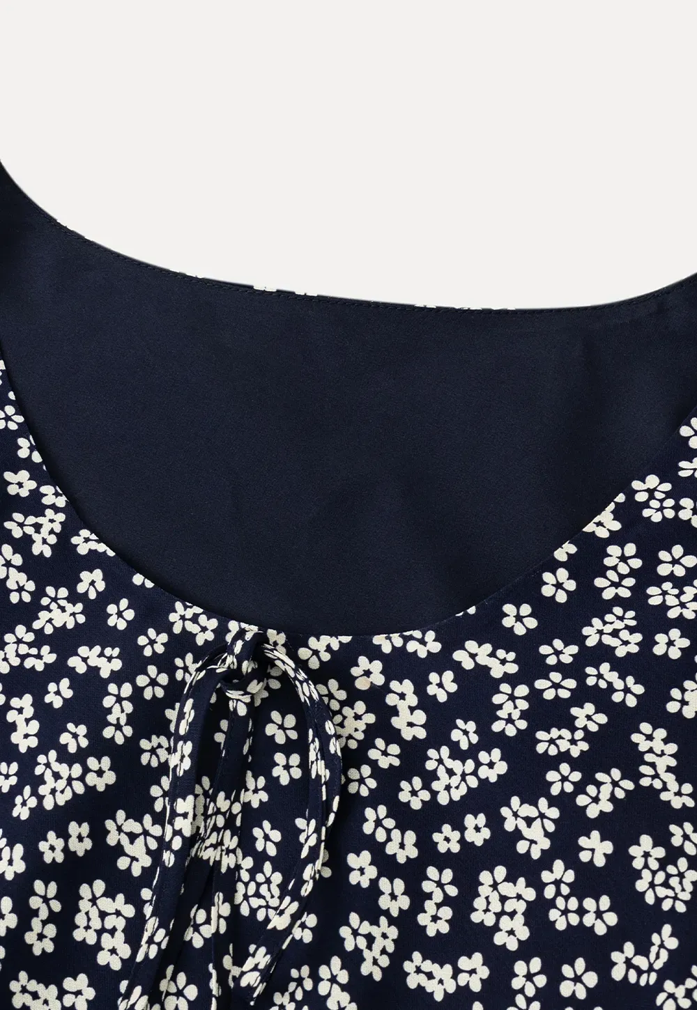 Floral Print Sleeveless Midi Dress with V Neck