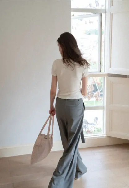 Short Sleeve V Neck T Shirt