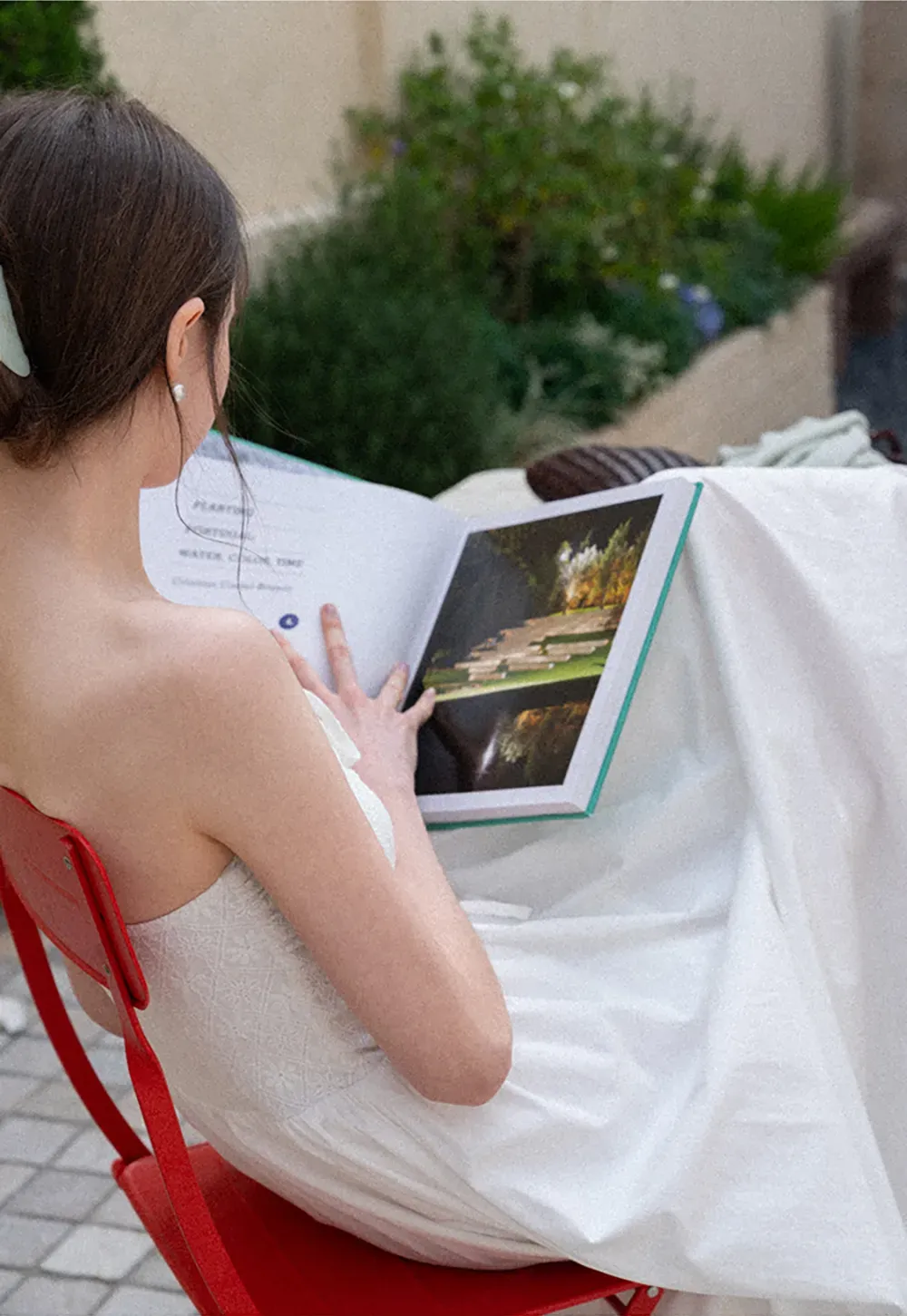 Strapless Maxi Dress with Front Bow Detail