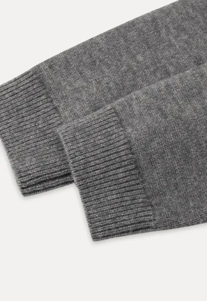 Layered Shawl Neck Knit Sweater