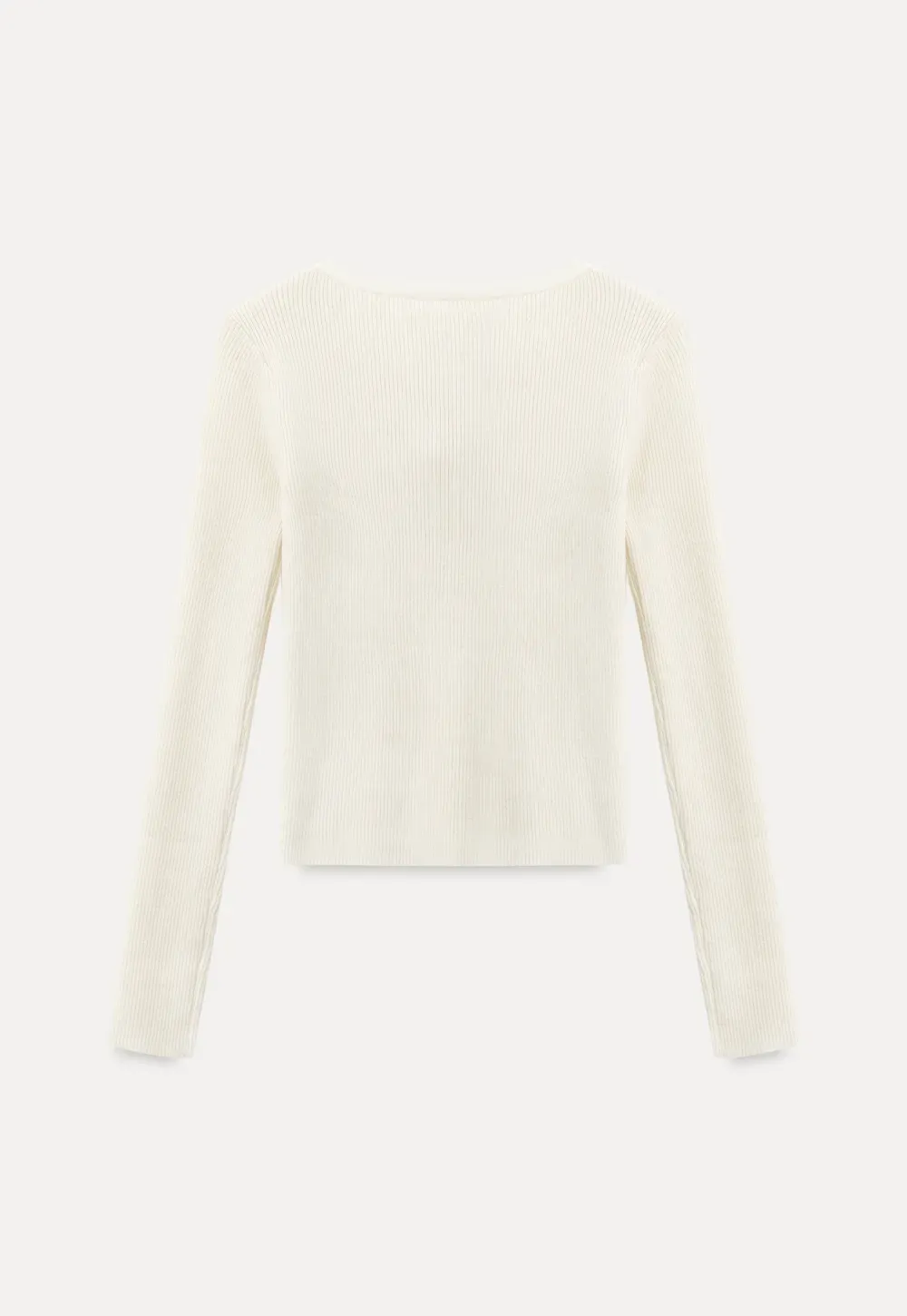 Elegant Henley Knit Top with Button Detail