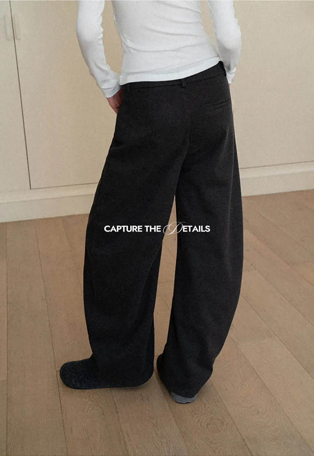 Wide leg high waist casual pants for women