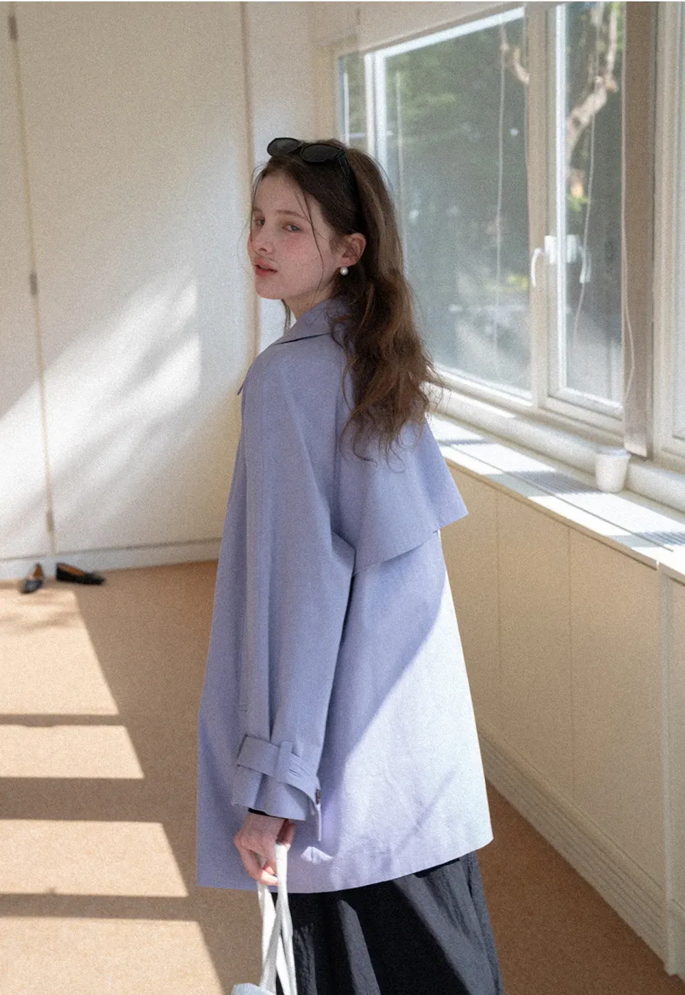 Elegant Double Breasted Short Jacket