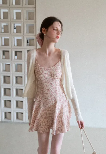 Lightweight Ribbed Knit Cardigan with Open Front