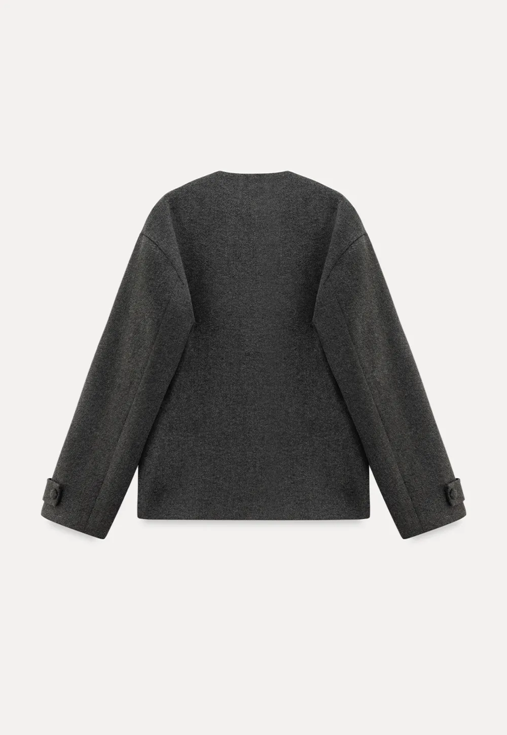 Elegant Wool Jacket for Women Simple Design Warm Coat