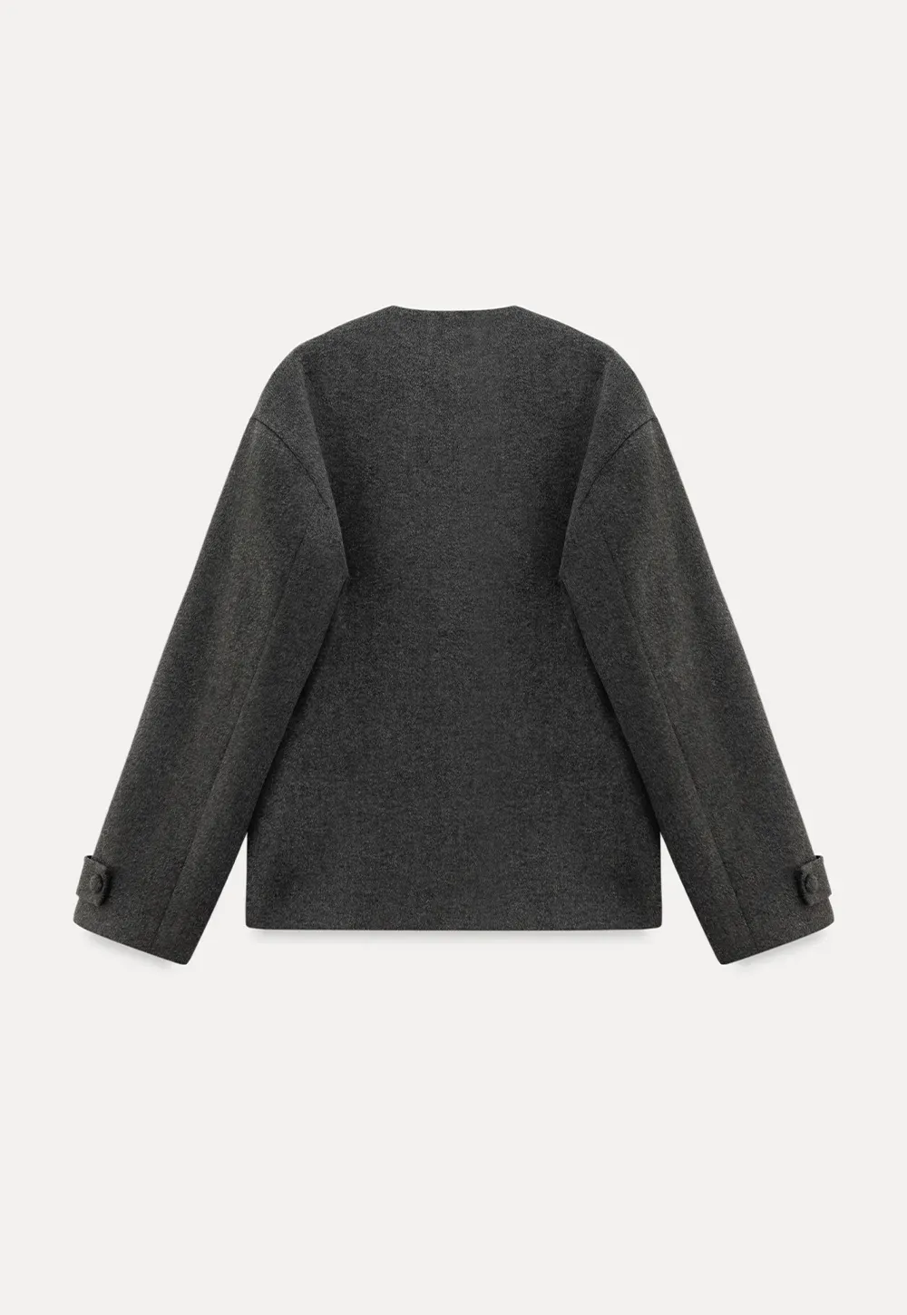 Elegant Wool Jacket for Women Simple Design Warm Coat