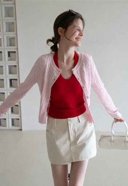 V neck halter tank top with fitted silhouette