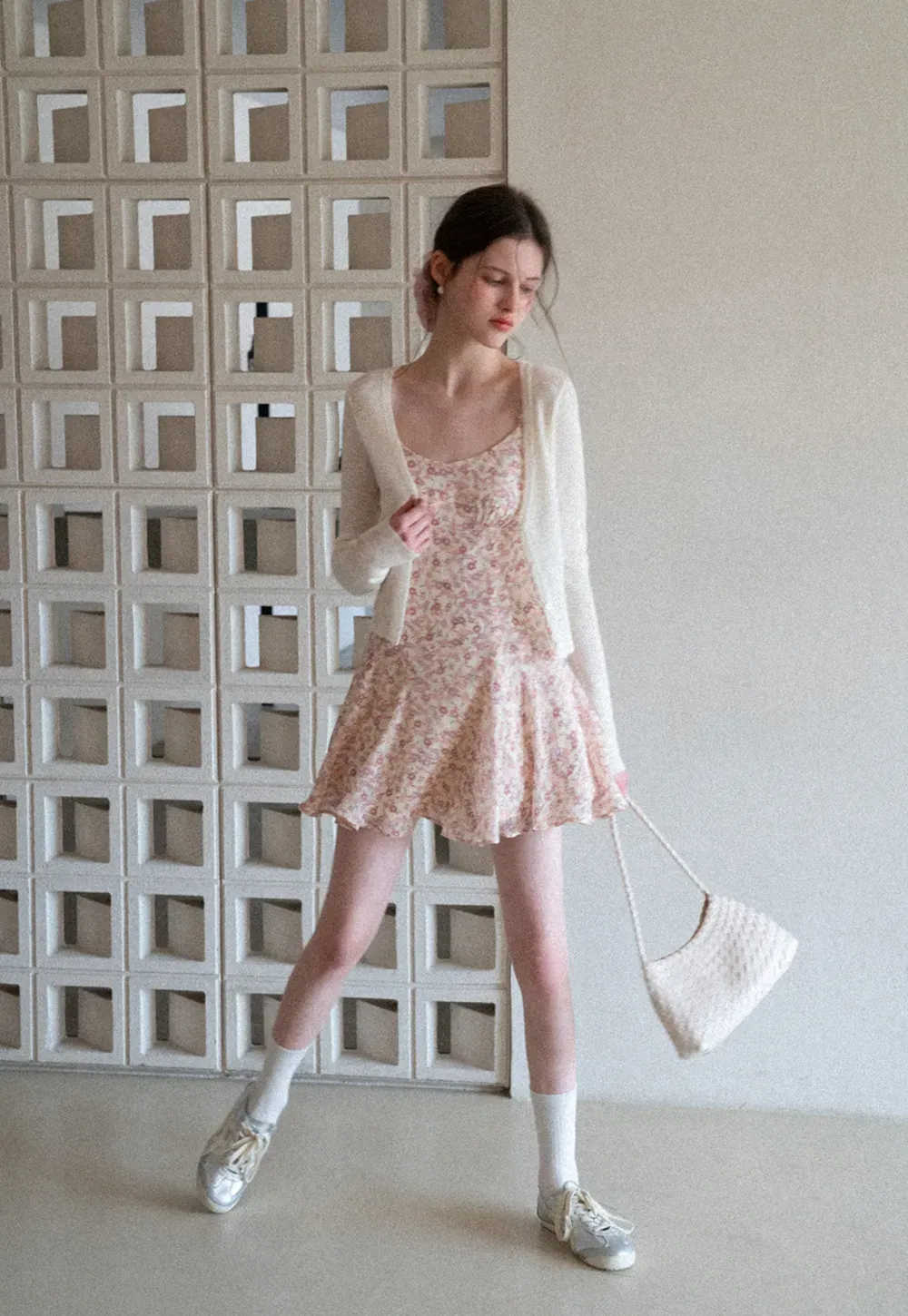 Lightweight Ribbed Knit Cardigan with Open Front