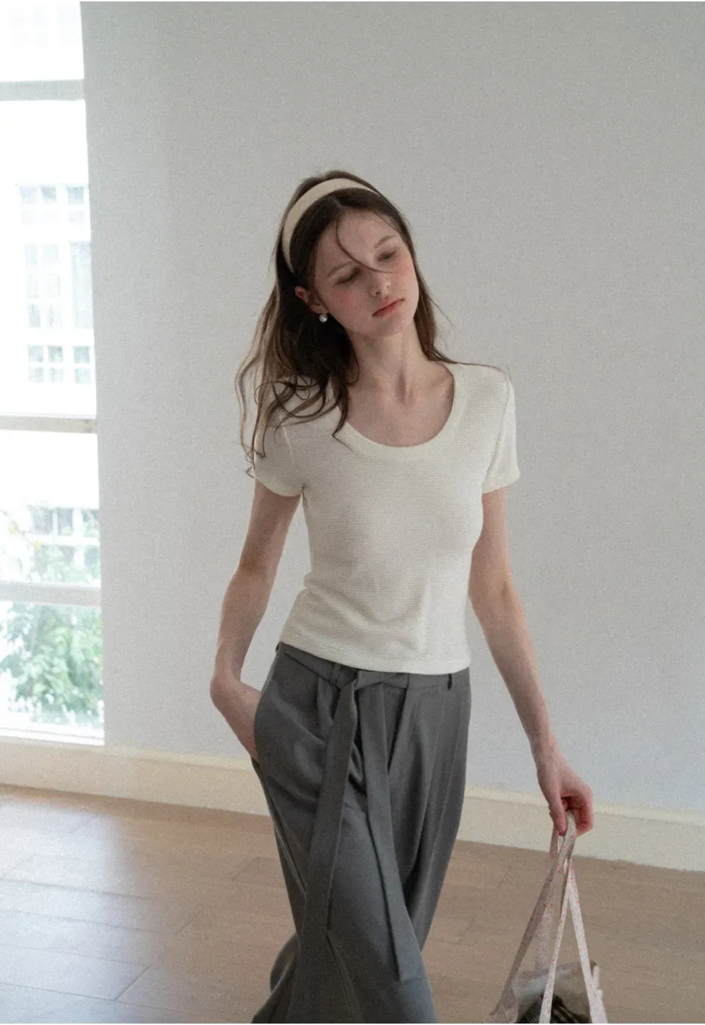 Short Sleeve V Neck T Shirt