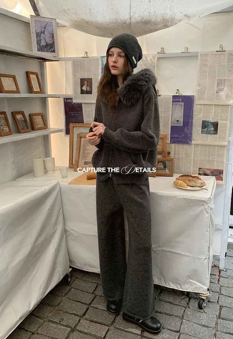 Knit Wide Leg Pants for Comfort and Style