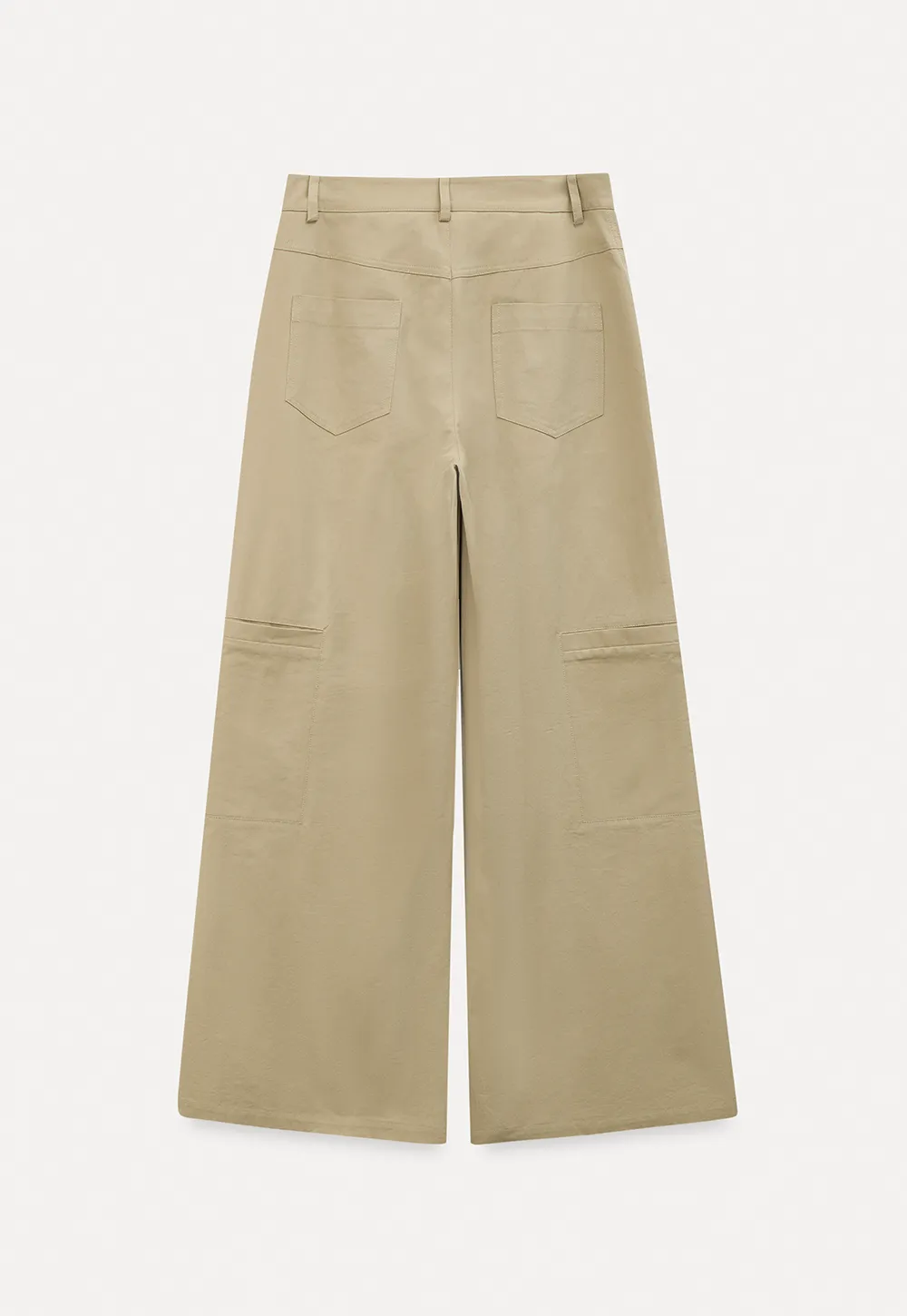 Wide Leg Casual Pants with Front Pockets
