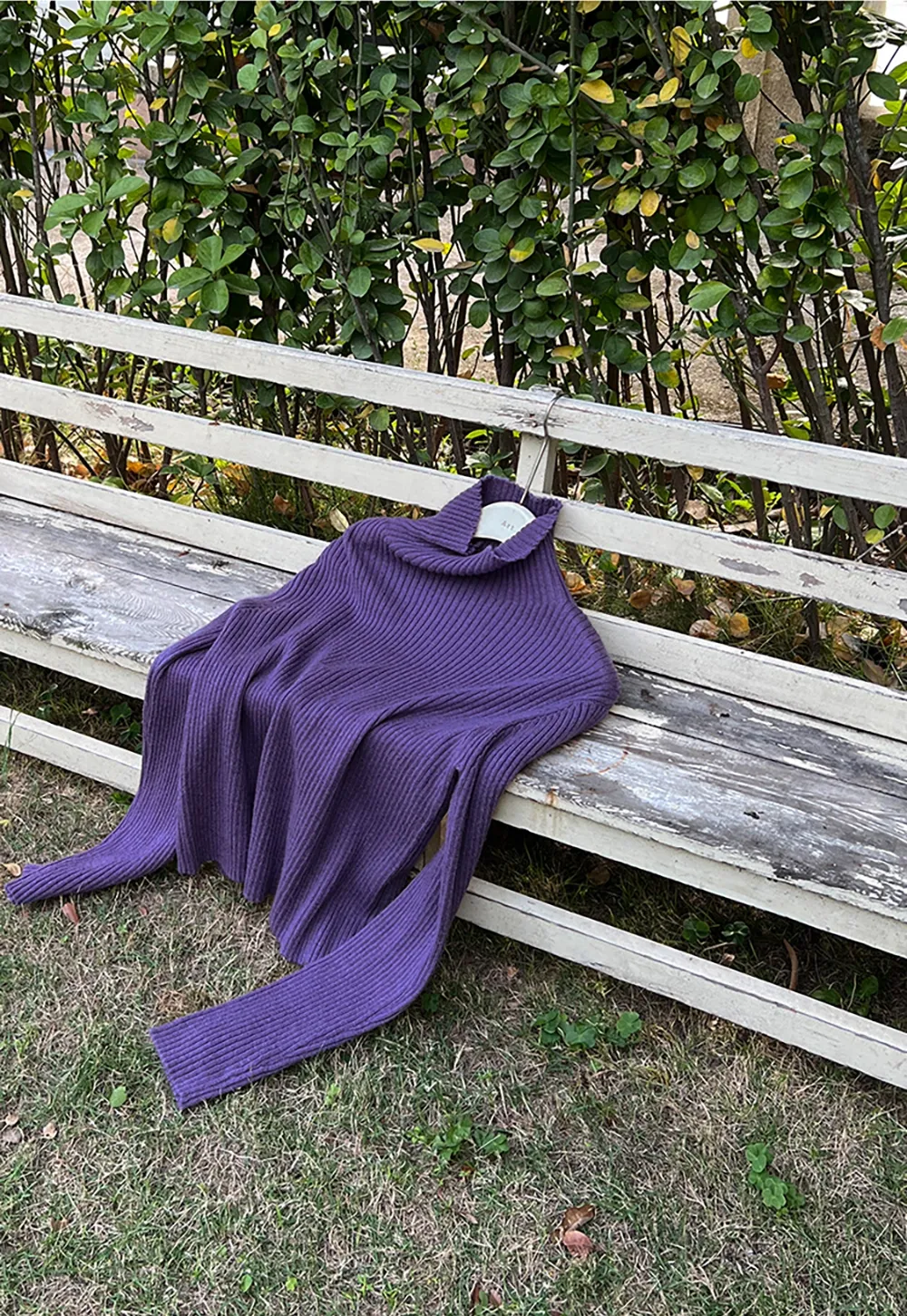 Women Ribbed Turtleneck Sweater for Fall