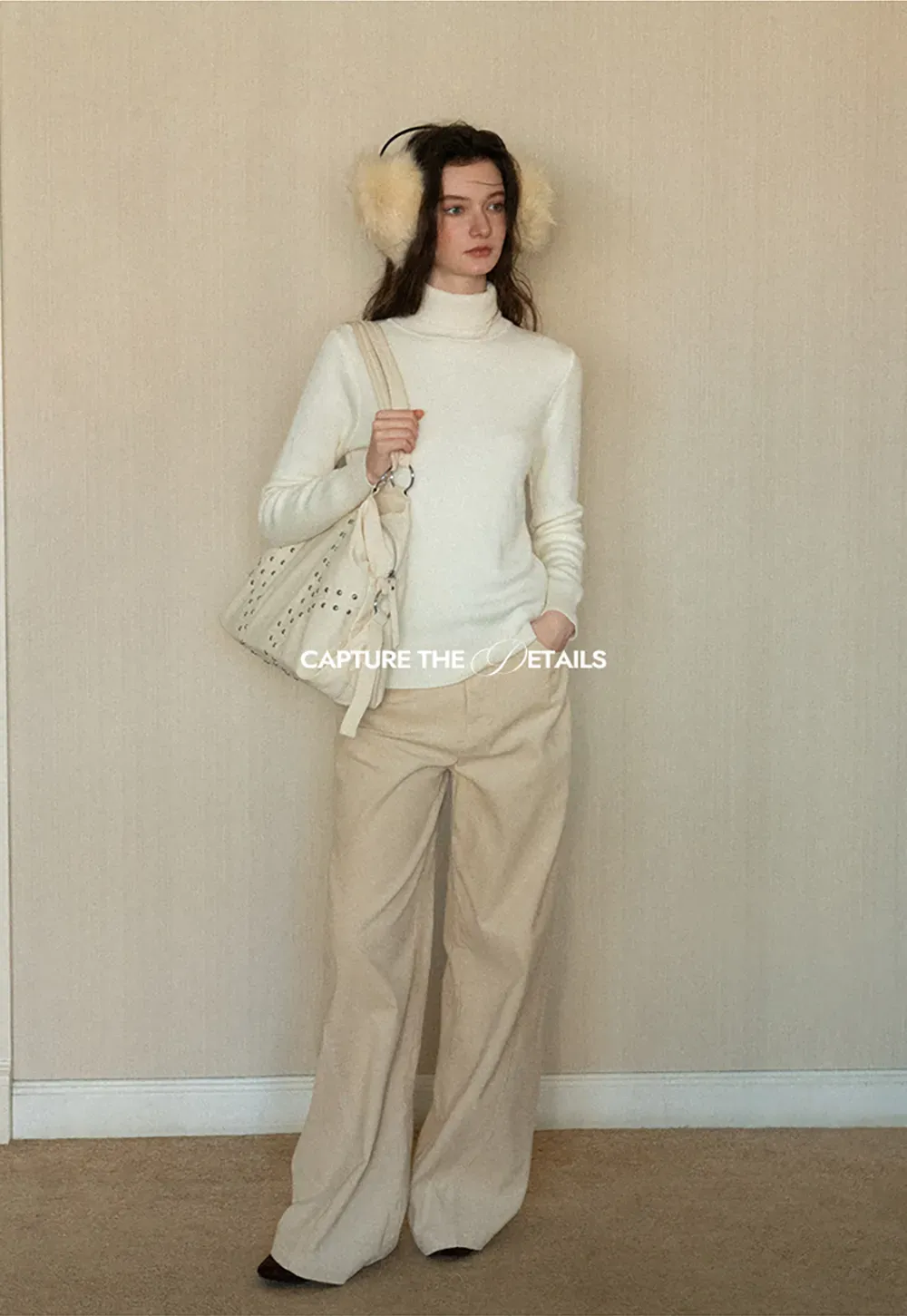 Soft Ribbed Turtleneck Sweater