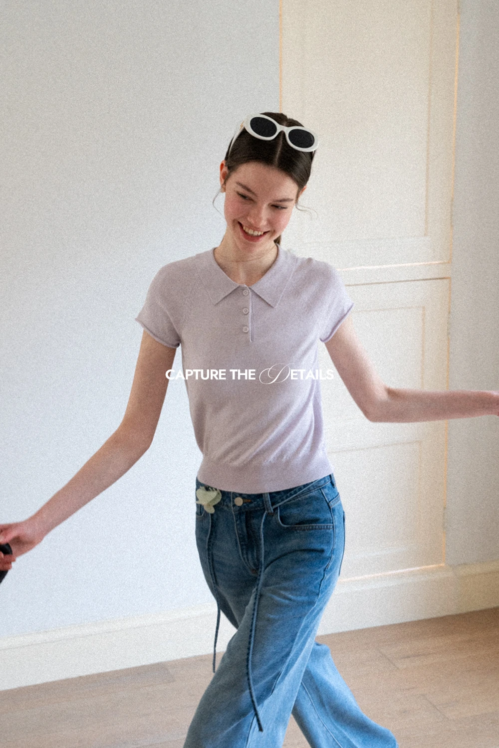 Short Sleeve Knit Polo Shirt