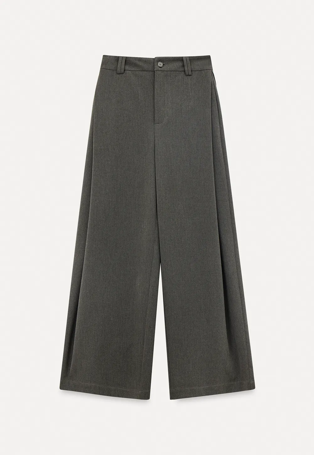 Wide Leg High Waist Casual Pants