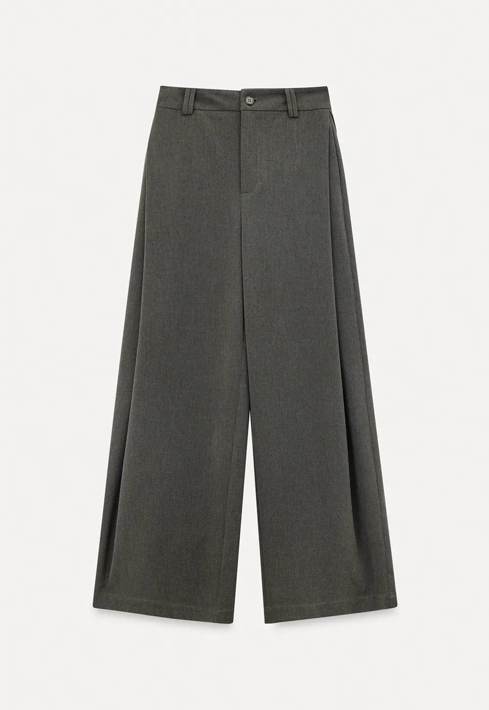 Wide Leg High Waist Casual Pants