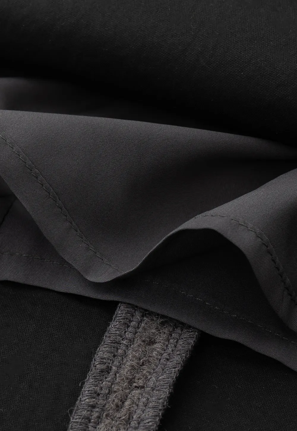 Wool Blend Sleeveless Dress with Faux Fur Collar