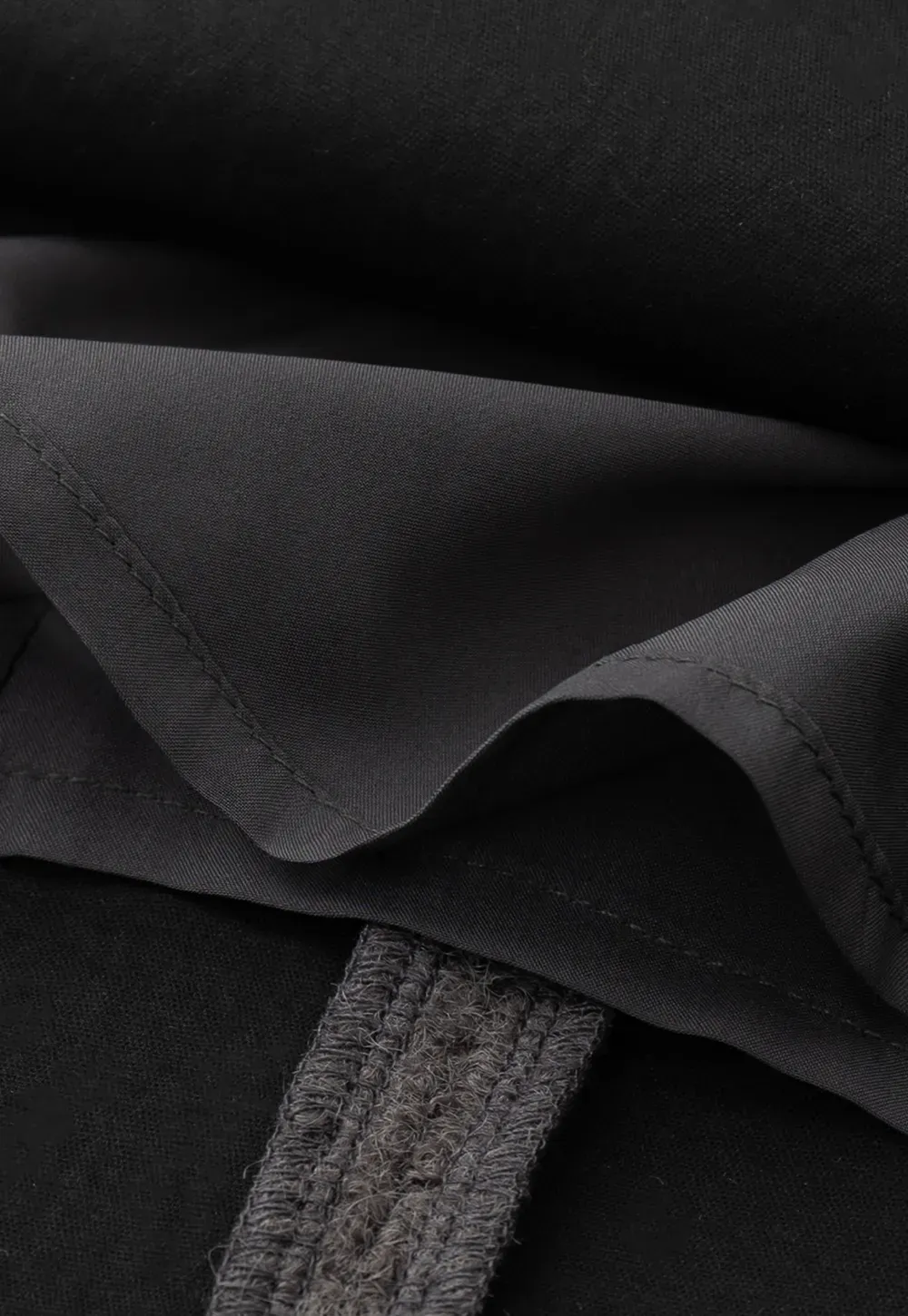 Wool Blend Sleeveless Dress with Faux Fur Collar