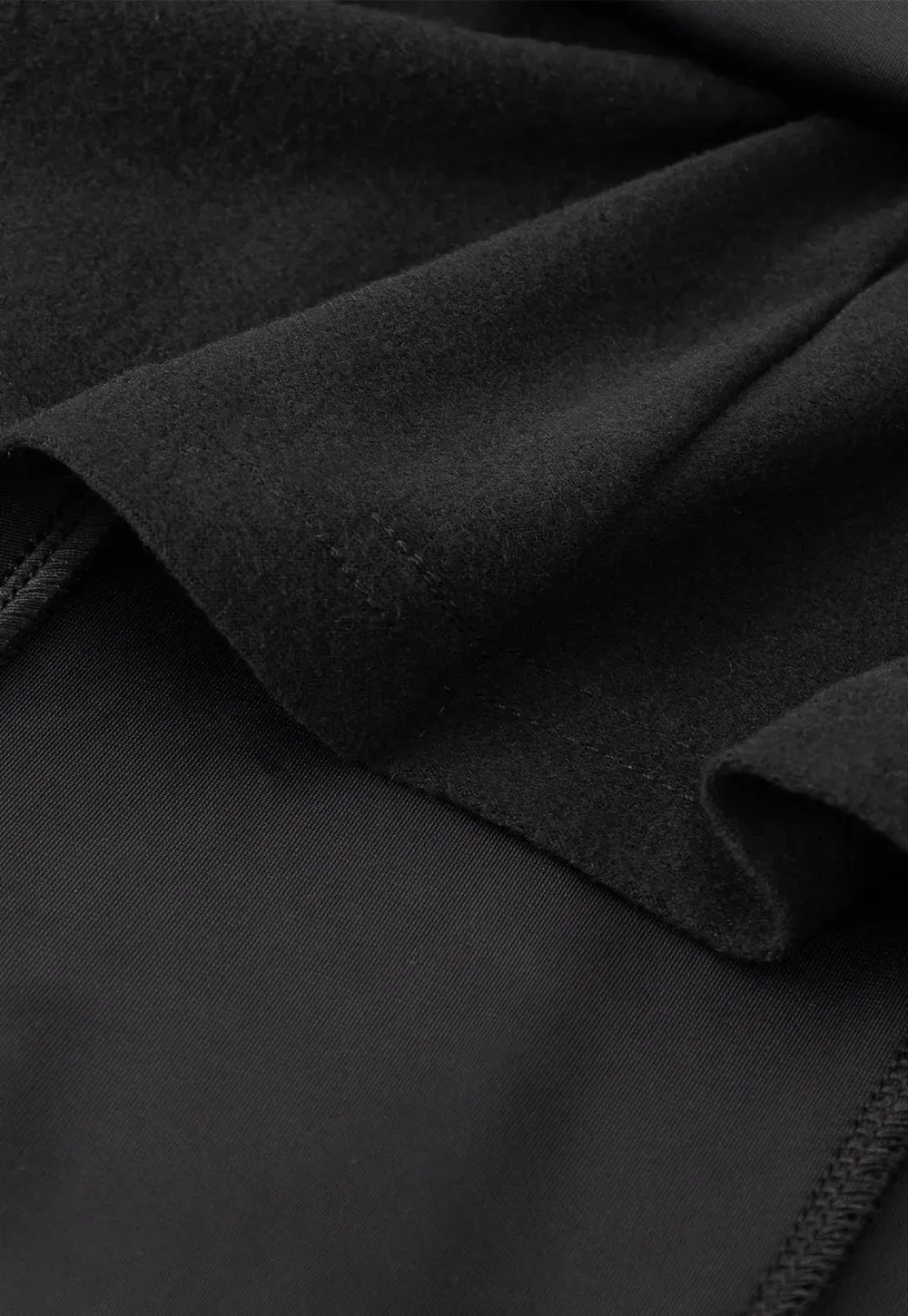 Velvet Pleated Mini Skirt